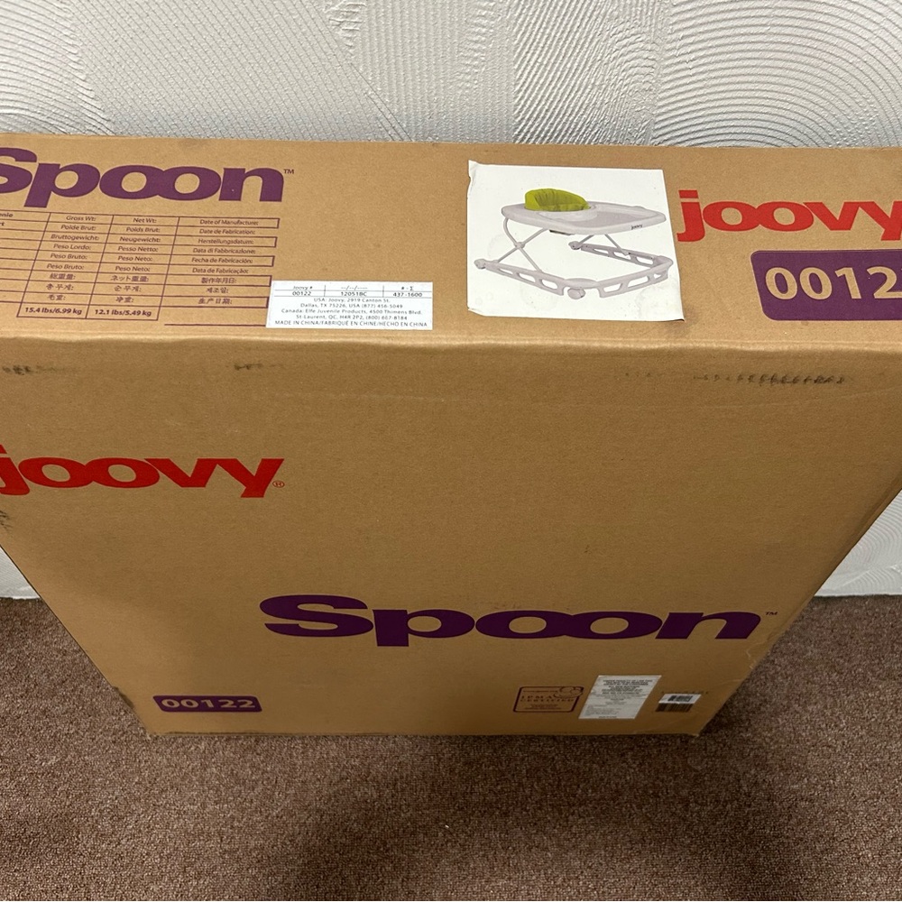 Joovy Spoon Baby Walker - White and Green